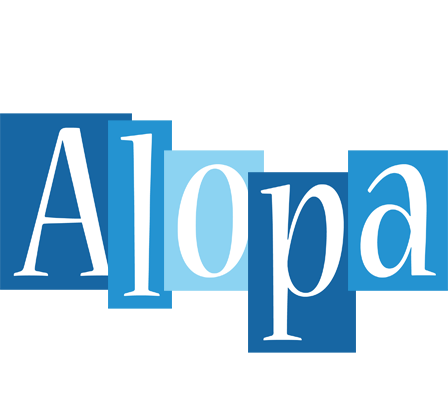 Alopa winter logo