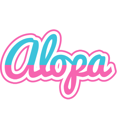 Alopa woman logo