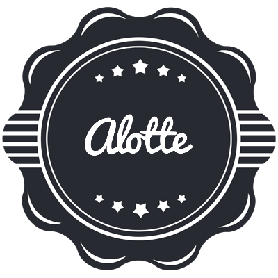 Alotte badge logo