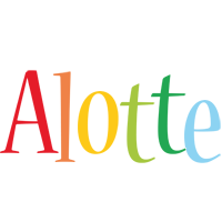 Alotte birthday logo