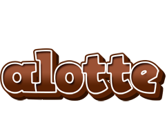 Alotte brownie logo