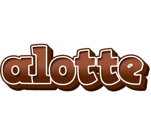 Alotte brownie logo