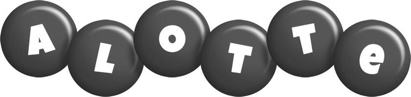 Alotte candy-black logo