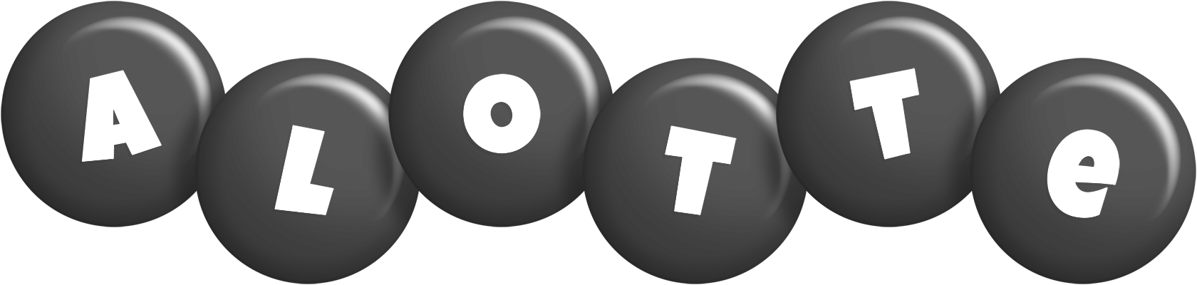 Alotte candy-black logo