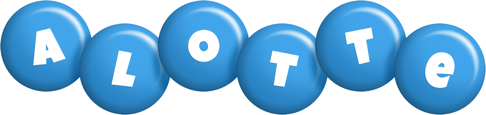 Alotte candy-blue logo