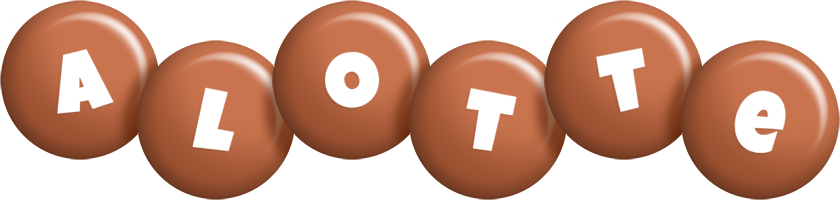 Alotte candy-brown logo