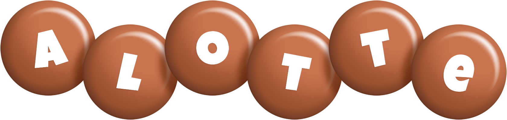 Alotte candy-brown logo