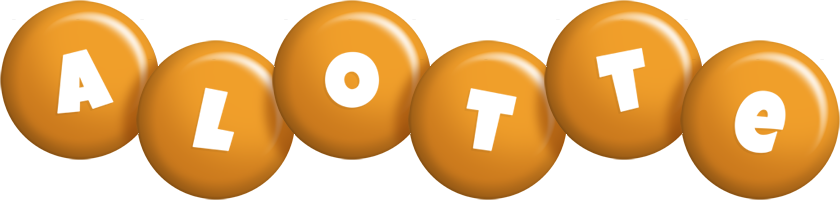 Alotte candy-orange logo