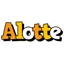 Alotte cartoon logo