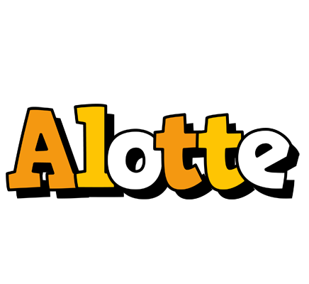 Alotte cartoon logo