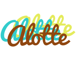 Alotte cupcake logo