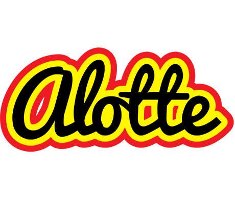 Alotte flaming logo