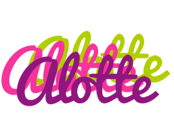 Alotte flowers logo