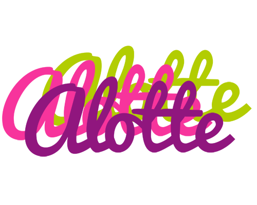 Alotte flowers logo