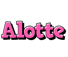 Alotte girlish logo