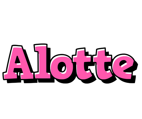 Alotte girlish logo