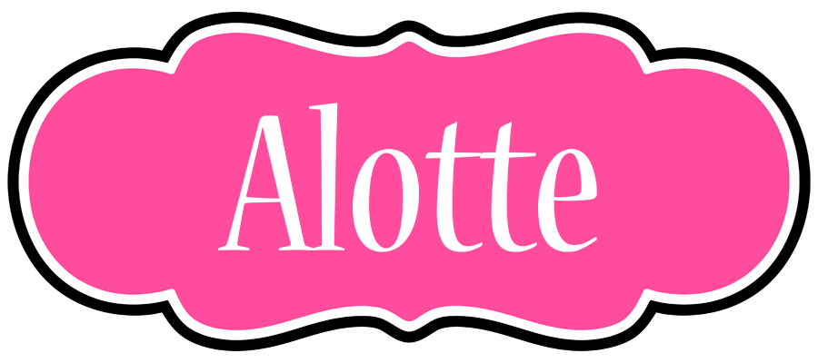 Alotte invitation logo