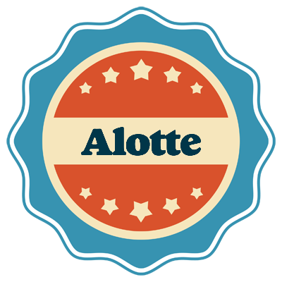 Alotte labels logo