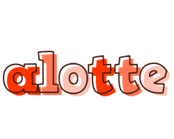 Alotte paint logo