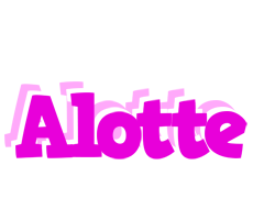 Alotte rumba logo