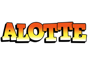 Alotte sunset logo