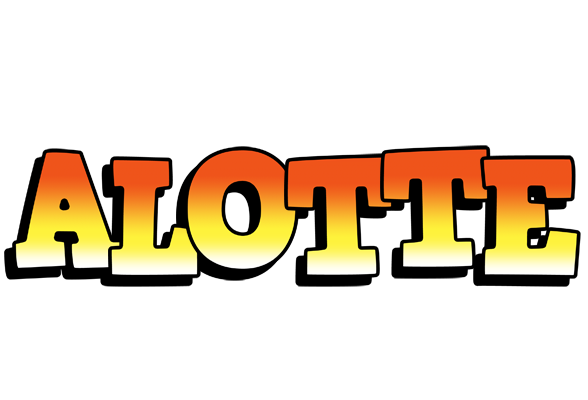 Alotte sunset logo