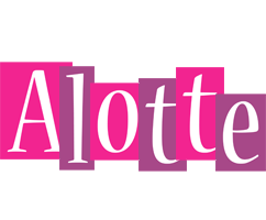Alotte whine logo
