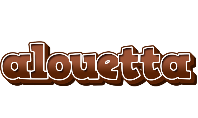Alouetta brownie logo
