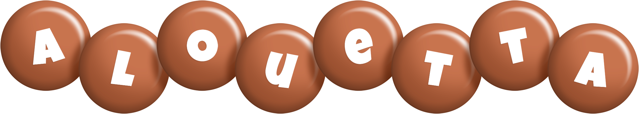 Alouetta candy-brown logo