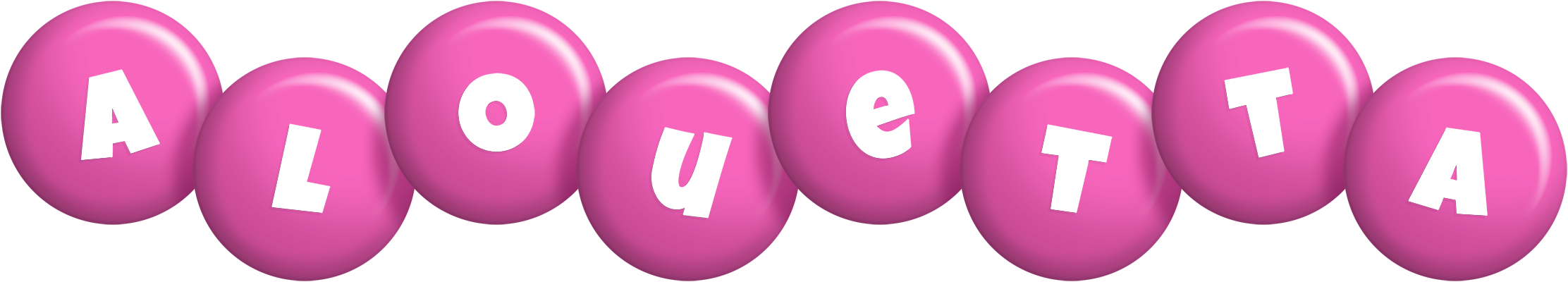 Alouetta candy-pink logo