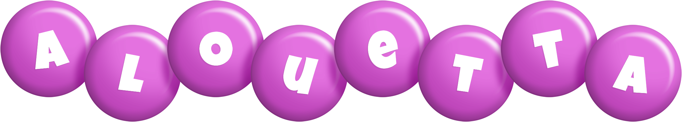 Alouetta candy-purple logo