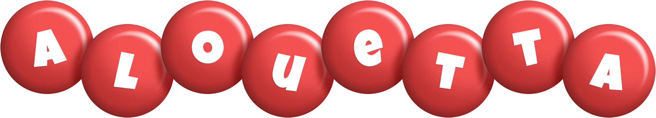 Alouetta candy-red logo