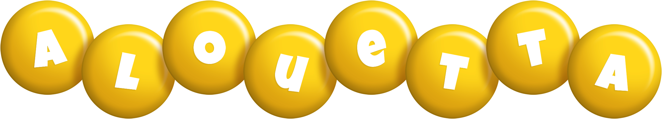 Alouetta candy-yellow logo