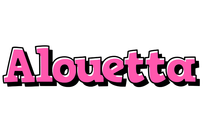 Alouetta girlish logo