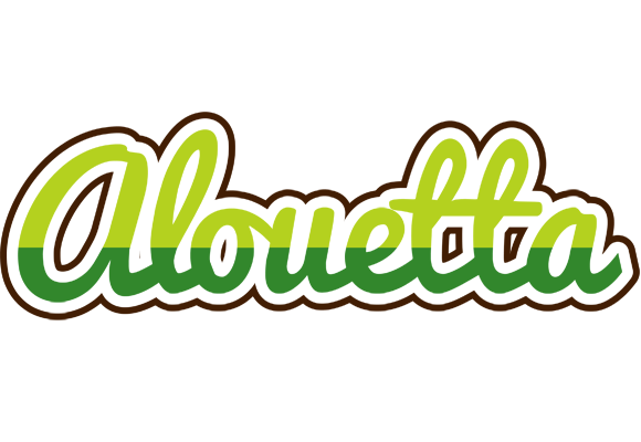 Alouetta golfing logo