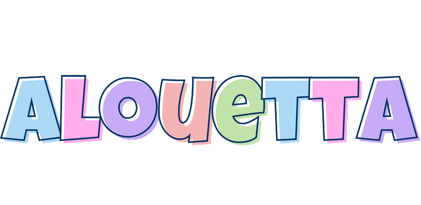 Alouetta pastel logo