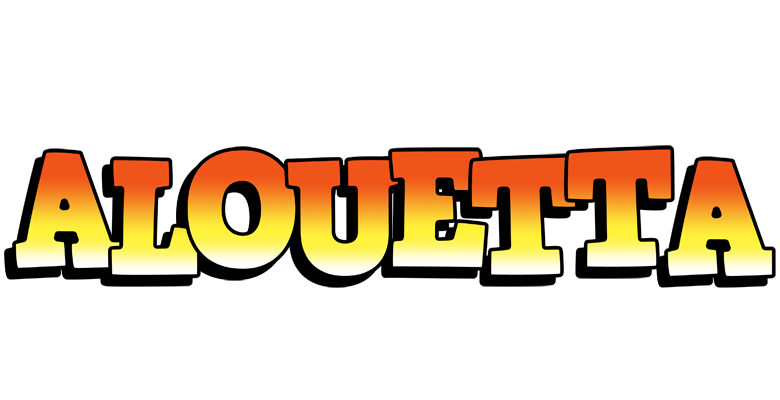 Alouetta sunset logo