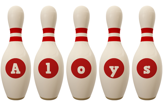 Aloys bowling-pin logo