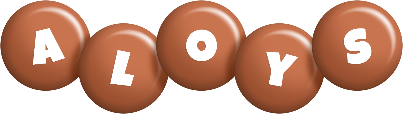 Aloys candy-brown logo