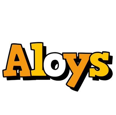 Aloys cartoon logo