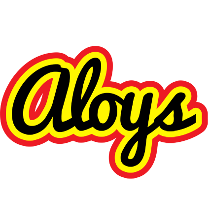 Aloys flaming logo