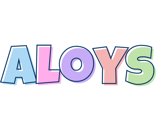 Aloys pastel logo