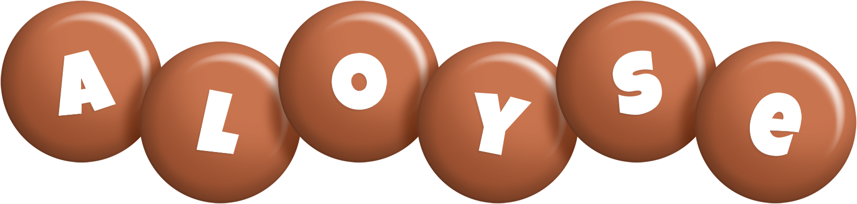 Aloyse candy-brown logo