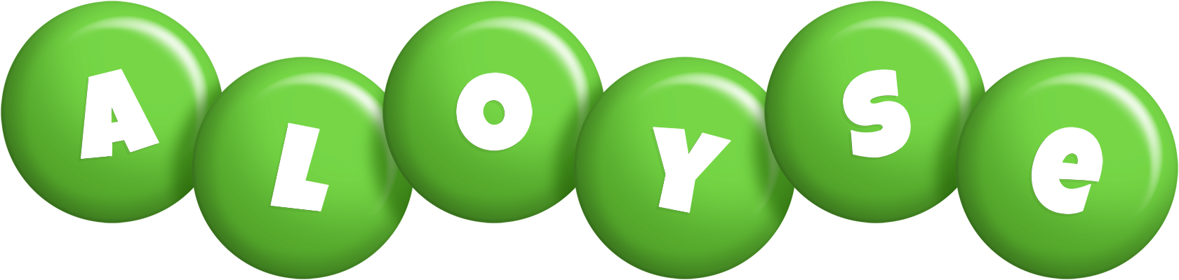 Aloyse candy-green logo