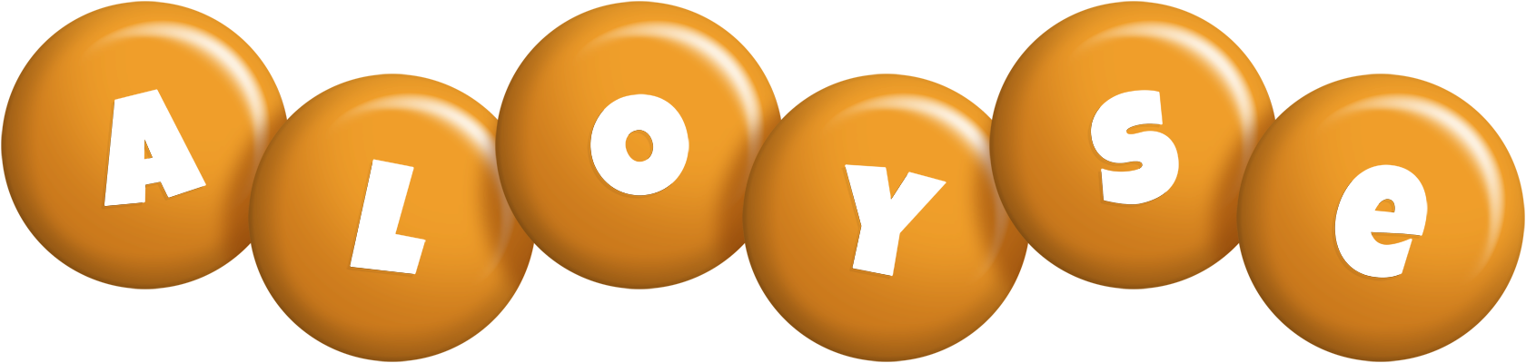 Aloyse candy-orange logo