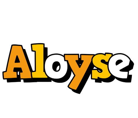 Aloyse cartoon logo