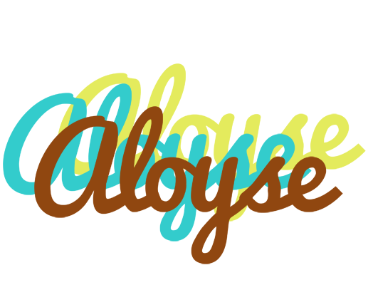 Aloyse cupcake logo