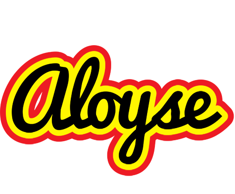 Aloyse flaming logo