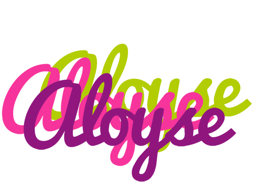 Aloyse flowers logo