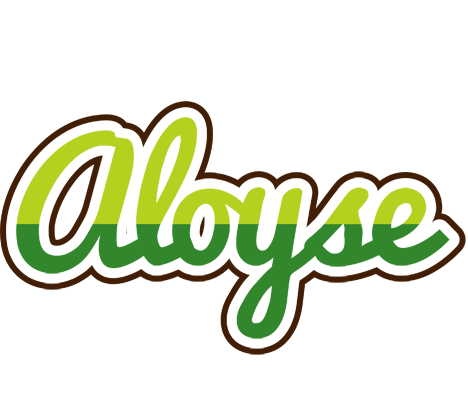 Aloyse golfing logo